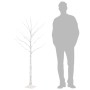 Abedul artificial blanco con 72 LEDs blanco cálido 150 cm de vidaXL, Arboles de navidad - Ref: Foro24-345143, Precio: 43,96 €...
