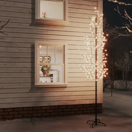 Árbol LED con flor de cerezo 368 LED blanco cálido 300 cm de vidaXL, Arboles de navidad - Ref: Foro24-345134, Precio: 60,17 €...