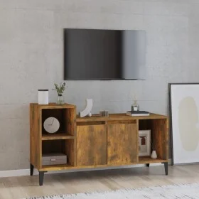 Mueble para TV madera contrachapada roble ahumado 100x35x55 cm de vidaXL, Muebles TV - Ref: Foro24-821185, Precio: 62,29 €, D...