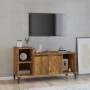 Mueble para TV madera contrachapada roble ahumado 100x35x55 cm de vidaXL, Muebles TV - Ref: Foro24-821185, Precio: 63,07 €, D...