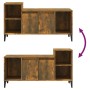 Mueble para TV madera contrachapada roble ahumado 100x35x55 cm de vidaXL, Muebles TV - Ref: Foro24-821185, Precio: 63,07 €, D...