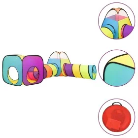 Tienda de juegos para niños multicolor 190x264x90 cm de vidaXL, Tiendas y túneles de juego - Ref: Foro24-93683, Precio: 52,97...