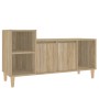Mueble para TV madera contrachapada roble Sonoma 100x35x55 cm de vidaXL, Muebles TV - Ref: Foro24-821175, Precio: 65,92 €, De...