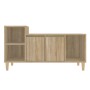 Mueble para TV madera contrachapada roble Sonoma 100x35x55 cm de vidaXL, Muebles TV - Ref: Foro24-821175, Precio: 65,92 €, De...