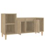 Mueble para TV madera contrachapada roble Sonoma 100x35x55 cm de vidaXL, Muebles TV - Ref: Foro24-821175, Precio: 65,92 €, De...