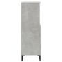 Aparador alto madera contrachapada gris hormigón 60x36x110 cm de vidaXL, Aparadores - Ref: Foro24-821232, Precio: 98,72 €, De...