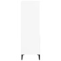 Aparador alto madera contrachapada blanco 40x36x110 cm de vidaXL, Aparadores - Ref: Foro24-821244, Precio: 69,88 €, Descuento: %