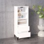 Aparador alto madera contrachapada blanco 40x36x110 cm de vidaXL, Aparadores - Ref: Foro24-821244, Precio: 69,88 €, Descuento: %