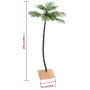 Palmera artificial con 88 LED blanco cálido 150 cm de vidaXL, Arboles de navidad - Ref: Foro24-345137, Precio: 42,36 €, Descu...