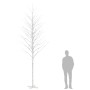 Abedul artificial blanco con 672 LEDs blanco cálido 400 cm de vidaXL, Arboles de navidad - Ref: Foro24-345147, Precio: 101,42...