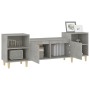 Mueble para TV madera contrachapada gris hormigón 160x35x55 cm de vidaXL, Muebles TV - Ref: Foro24-821192, Precio: 89,79 €, D...