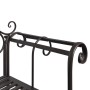 Banco de jardín de acero marrón envejecido 132 cm de vidaXL, Bancos de jardín - Ref: Foro24-40716, Precio: 152,76 €, Descuent...