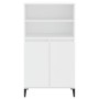 Aparador alto madera contrachapada blanco 60x36x110 cm de vidaXL, Aparadores - Ref: Foro24-821228, Precio: 98,11 €, Descuento: %