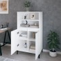 Aparador alto madera contrachapada blanco 60x36x110 cm de vidaXL, Aparadores - Ref: Foro24-821228, Precio: 98,11 €, Descuento: %