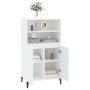Aparador alto madera contrachapada blanco 60x36x110 cm de vidaXL, Aparadores - Ref: Foro24-821228, Precio: 98,11 €, Descuento: %