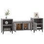 Mueble para TV madera contrachapada gris Sonoma 160x35x55 cm de vidaXL, Muebles TV - Ref: Foro24-821202, Precio: 93,93 €, Des...
