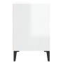 Mueble de TV madera contrachapada blanco brillo 100x35x55 cm de vidaXL, Muebles TV - Ref: Foro24-821182, Precio: 60,90 €, Des...