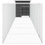 Jaula de gallinas acero galvanizado antracita 700x91x100 cm de vidaXL, Jaulas y habitáculos para animales pequeños - Ref: For...
