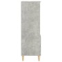 Aparador alto madera contrachapada gris hormigón 40x36x110 cm de vidaXL, Aparadores - Ref: Foro24-821240, Precio: 61,56 €, De...