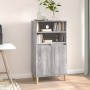Aparador alto de madera contrachapada gris Sonoma 60x36x110 cm de vidaXL, Aparadores - Ref: Foro24-821226, Precio: 81,90 €, D...