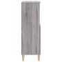 Aparador alto de madera contrachapada gris Sonoma 60x36x110 cm de vidaXL, Aparadores - Ref: Foro24-821226, Precio: 81,90 €, D...