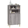 Aparador alto de madera contrachapada gris Sonoma 60x36x110 cm de vidaXL, Aparadores - Ref: Foro24-821226, Precio: 81,90 €, D...