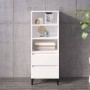 Aparador alto madera contrachapada blanco brillo 40x36x110 cm de vidaXL, Aparadores - Ref: Foro24-821246, Precio: 74,11 €, De...