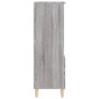 Aparador alto madera contrachapada gris Sonoma 40x36x110 cm de vidaXL, Aparadores - Ref: Foro24-821242, Precio: 63,45 €, Desc...
