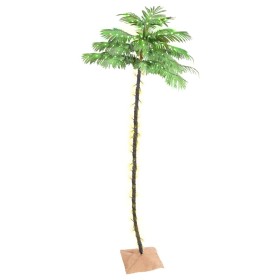 Palmera artificial con 252 LED blanco cálido 400 cm de vidaXL, Arboles de navidad - Ref: Foro24-345141, Precio: 83,33 €, Desc...