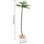 Palmera artificial con 252 LED blanco cálido 400 cm de vidaXL, Arboles de navidad - Ref: Foro24-345141, Precio: 82,58 €, Desc...