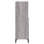 Aparador alto de madera contrachapada gris Sonoma 60x36x110 cm de vidaXL, Aparadores - Ref: Foro24-821234, Precio: 106,40 €, ...