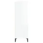 Aparador alto madera contrachapada blanco brillo 60x36x110 cm de vidaXL, Aparadores - Ref: Foro24-821230, Precio: 114,91 €, D...