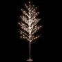 Abedul artificial blanco con 240 LEDs blanco cálido 300 cm de vidaXL, Arboles de navidad - Ref: Foro24-345146, Precio: 96,84 ...