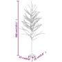 Abedul artificial blanco con 240 LEDs blanco cálido 300 cm de vidaXL, Arboles de navidad - Ref: Foro24-345146, Precio: 98,87 ...