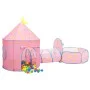Tienda de juegos para niños rosa 301x120x128 cm de vidaXL, Tiendas y túneles de juego - Ref: Foro24-93677, Precio: 65,87 €, D...