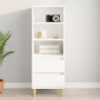 Aparador alto madera contrachapada blanco 40x36x110 cm de vidaXL, Aparadores - Ref: Foro24-821236, Precio: 75,75 €, Descuento: %