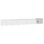Gallinero de acero galvanizado gris 700x91x100 cm de vidaXL, Jaulas y habitáculos para animales pequeños - Ref: Foro24-310646...