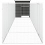 Jaula de gallinas acero galvanizado antracita 600x91x100 cm de vidaXL, Jaulas y habitáculos para animales pequeños - Ref: For...