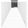 Jaula de gallinas acero galvanizado antracita 1000x91x100 cm de vidaXL, Jaulas y habitáculos para animales pequeños - Ref: Fo...