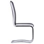 Juego de comedor 9 piezas cuero sintético negro de vidaXL, muebles para cocinas y comedores - Ref: Foro24-3053112, Precio: 92...
