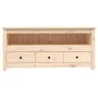 Mueble de TV de madera maciza de pino 114x35x52 cm de vidaXL, Muebles TV - Ref: Foro24-821502, Precio: 103,56 €, Descuento: %
