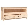 Mueble de TV de madera maciza de pino 114x35x52 cm de vidaXL, Muebles TV - Ref: Foro24-821502, Precio: 87,88 €, Descuento: %