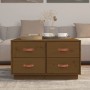 Mesa de centro madera maciza de pino marrón miel 80x80x45 cm de vidaXL, Mesas de centro - Ref: Foro24-821520, Precio: 128,90 ...