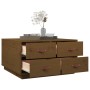Mesa de centro madera maciza de pino marrón miel 80x80x45 cm de vidaXL, Mesas de centro - Ref: Foro24-821520, Precio: 128,90 ...