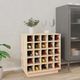 Botellero de madera maciza de pino 55,5x34x61 cm de vidaXL, Armarios para vino y licores - Ref: Foro24-821527, Precio: 93,38 ...
