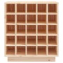Botellero de madera maciza de pino 55,5x34x61 cm de vidaXL, Armarios para vino y licores - Ref: Foro24-821527, Precio: 104,97...