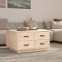 Mesa de centro de madera maciza de pino 80x80x45 cm de vidaXL, Mesas de centro - Ref: Foro24-821517, Precio: 133,06 €, Descue...