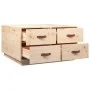 Mesa de centro de madera maciza de pino 80x80x45 cm de vidaXL, Mesas de centro - Ref: Foro24-821517, Precio: 133,06 €, Descue...