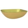 Lavabo de vidrio dorado 42x42x14 cm de vidaXL, Lavabos - Ref: Foro24-345260, Precio: 44,70 €, Descuento: %