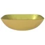 Lavabo de vidrio dorado 42x42x14 cm de vidaXL, Lavabos - Ref: Foro24-345260, Precio: 44,70 €, Descuento: %